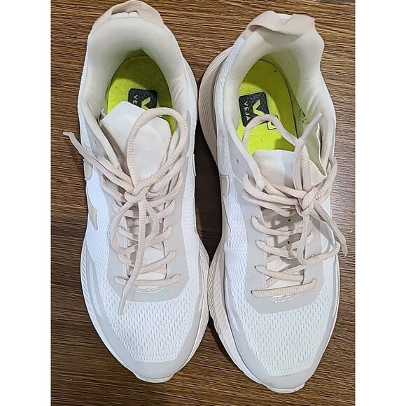WOMEN IMPALA VEJA ENGINEERED MESH Eggshell White Training Sneakers Shoes Sz 9 40 - Picture 5 of 9